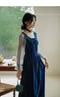 Vintage Tulle Sleeves Lace Up Dress
