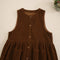 Farmcore Corduroy Overall Dress