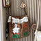 Cute Embroidered Corduroy Cross-Body Shoulder Bag