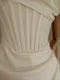 Elegant Boned White Dress