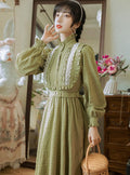 Vintage Stand Collar Elegant Dress