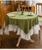 French Velvet Lace Trim Tablecloth