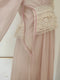 Vintage V Neck Lace 2pcs Dress