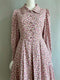 Vintage Floral Long Sleeve Dress