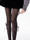 Jacquard Tights With Laces