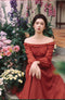 2 Way Red Belted Dress