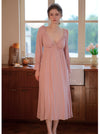 V Neck Padded Nightgown