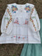 Cottagecore Floral Embroidered Shirt