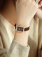 Rectangle Leather Bracelet Watch