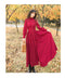 Stand Collar Button Up Corduroy Dress