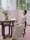 Embroidered Regency Era Dress