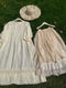 Lace Hem Linen Pantskirt