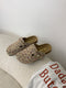 Cute Floral Mule Shoes