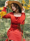 Sale! Vintage Lace Up Corduroy Dress