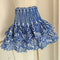 Off-shoulder Embroidered Top + Mini Skirt 2pcs Set