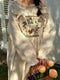 Super Cute Girly Embroidered Pinafore Dress