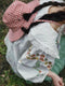 Cottagecore Floral Embroidered Shirt