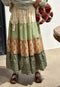 Mori Girl Patchwork Skirt