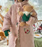 Super Cute Quilted Coat With 3D Decorations