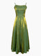 Elegant Green Slip Dress