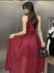 Pleated Waist Prom Dress Without Chains