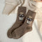 5 Pairs Thick Winter Bear Socks