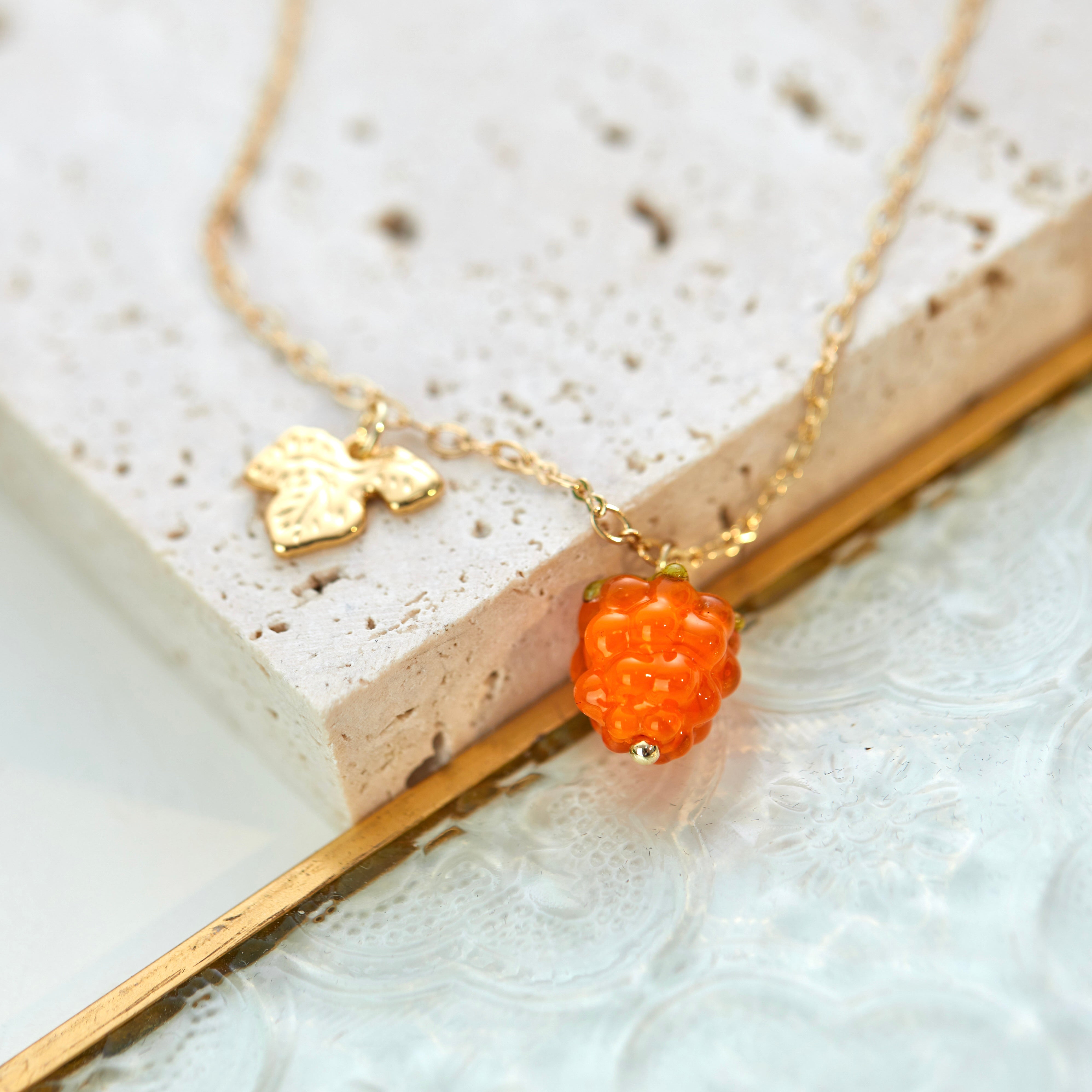 Cottage Core Raspberry Cute Raspberry Necklace– The Cottagecore