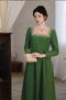 Royal Victorian Corduroy Dress