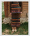 Vintage Ethnic Style Tassel Sweater + Skirt 2pcs Set