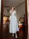 Cottagecore Embroidered Dress