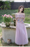 Dreamy Off Shoulder Knitted Top + Tulle Skirt 2pcs Set