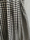 Customized Vintage Plaid Round Neck Dress