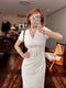 Pure Cotton Lace Embroidered Dress