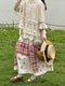 Mori Kei Patchwork Skirt
