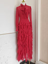 Vintage Polka Dot Maxi Dress