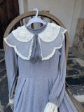 Crocheted Collar Knit Dress