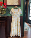 Square Neckline Printed Dress