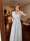 Cottagecore Embroidered Dress