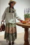 Mori Girl Patchwork Skirt