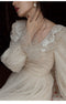 Royal Lace Ruffled Dress