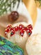 Christmas Tree Bow Earrings