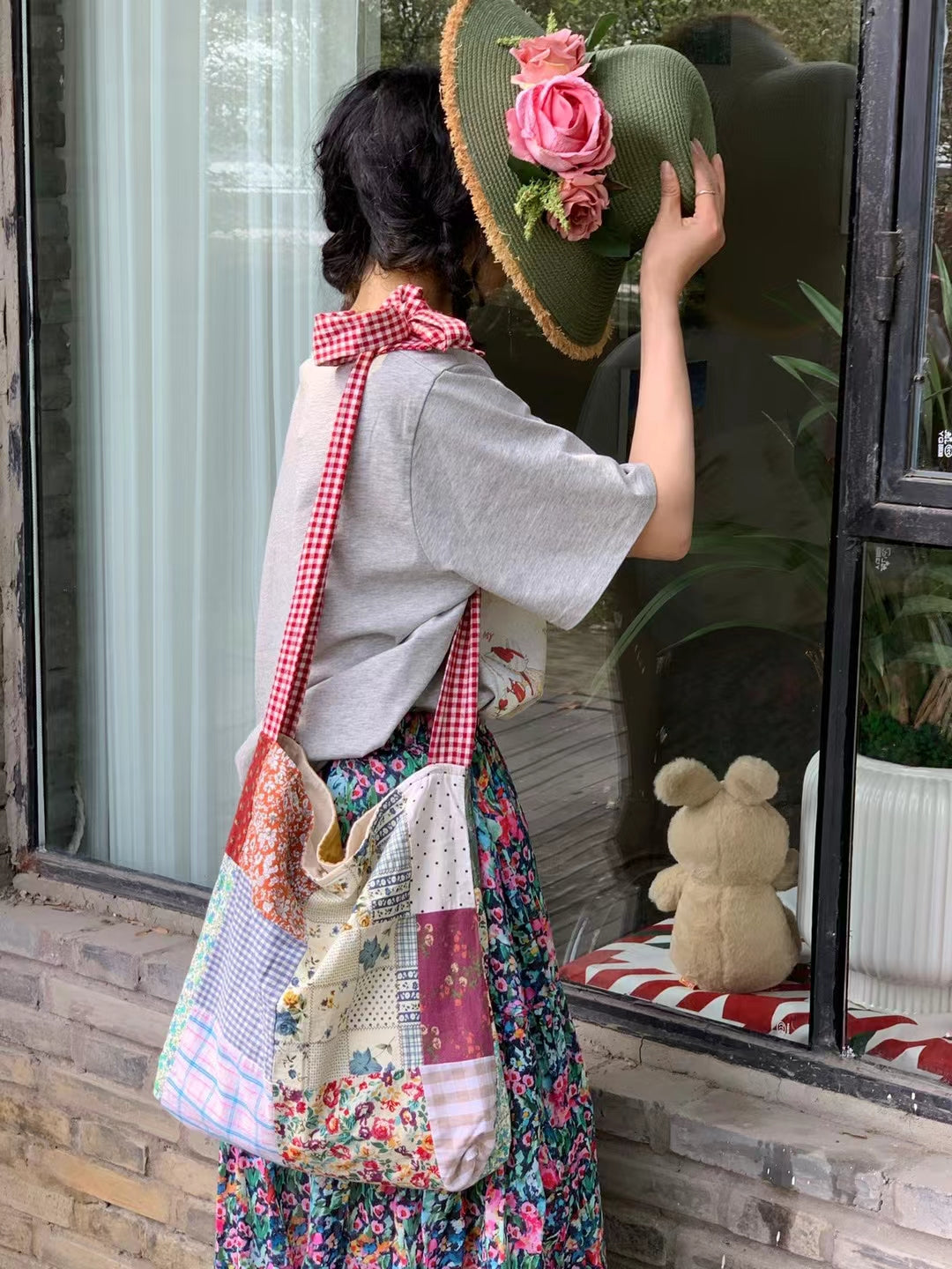 Handmade Floral Patchwork Bag– The Cottagecore