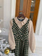 Vintage Classic Fake 2pcs Dress