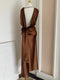 Satin Backless Maxi Evening Dress