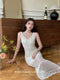 Elegant Hollowed 2pcs Dress