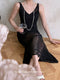 Elegant Hollowed 2pcs Dress