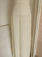 Pleated Maxi Slit Evening Dress