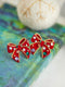 Christmas Tree Bow Earrings