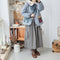 Super Cute Embroidered Collar Quilted Coat