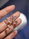 Butterfly CZ Diamond Earrings